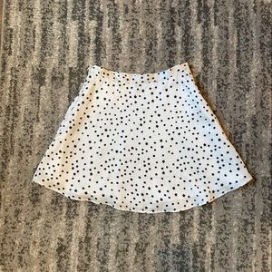 REVOLVE Superdown white skirt